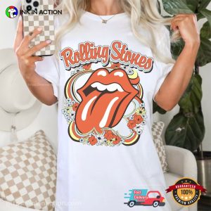 the rolling stone tongue graphic T shirt 3 Ink In Action