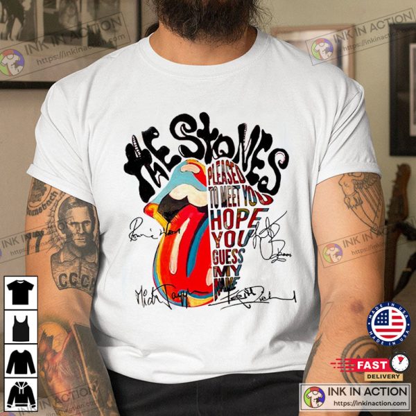 The Stones Pleased To Meet You Fashionable T-shirt