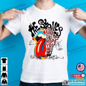 the stones Pleased To Meet You fashionable t shirt 3 Ink In Action