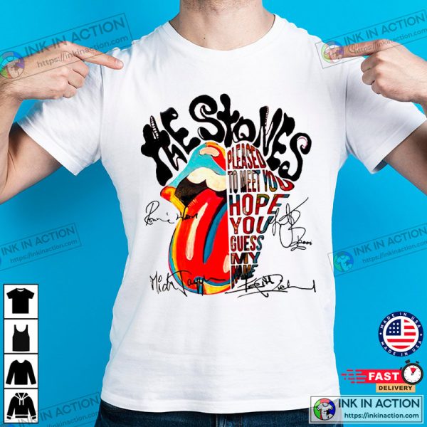 The Stones Pleased To Meet You Fashionable T-shirt