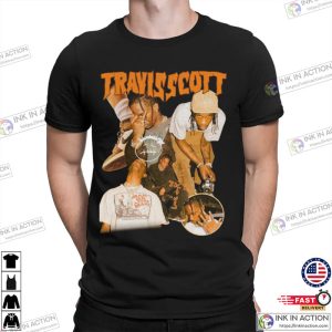 Travis Scott Cactus Jack Rap Retro T-shirt