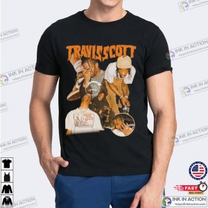 Travis Scott Cactus Jack Rap Retro T-shirt