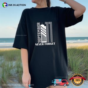 twin towers new york Never Forget Shirt 3 Ink In Action