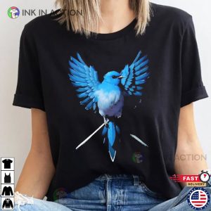 Twitter X Larry Bird Logo Unisex T-Shirt