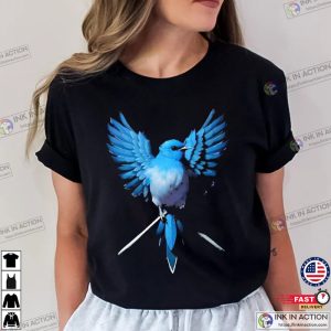 Twitter X Larry Bird Logo Unisex T-Shirt