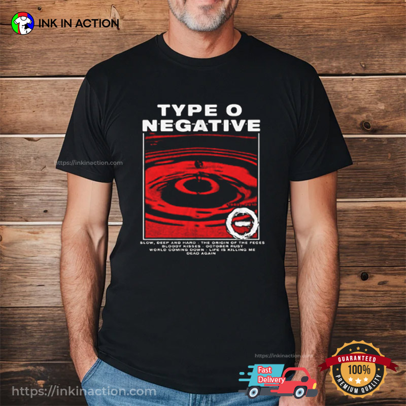 Type O Negative Merch, Type O Negative Band T-shirt - Print your