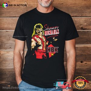 wwe shawn michaels HBK T shirt 1 Ink In Action