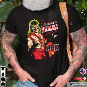 wwe shawn michaels HBK T shirt 2 Ink In Action