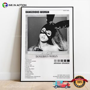 Ariana Grande Dangerous Woman Album Cover Poster 1