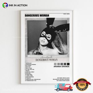 Ariana Grande Dangerous Woman Album Cover Poster 2