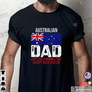 Australia Flag Design For Father’s Day T-shirt