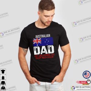Australia Flag Design For Fathers Day T shirt 3