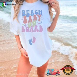 Beach Pregnancy Announcement Summer Reveal Comfort Colors Shirts