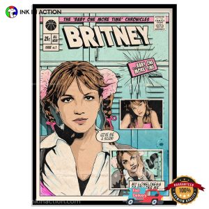 Baby One More Time Vintage Comic Cover Art Print