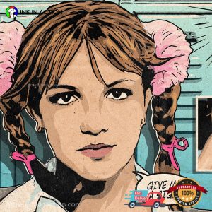 Baby One More Time Vintage Comic Cover Art Print