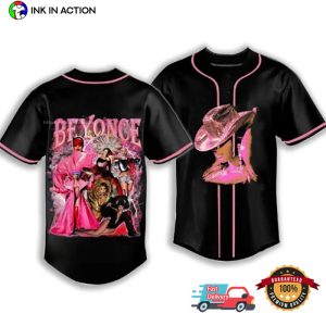 Beyonce Vintage Pink Baseball Jersey