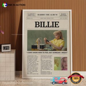 Billie Eilish Billie Eilish New Album Barbie Poster