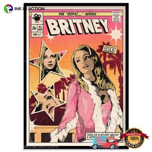 Britney Spears Lucky Vintage Comic Cover Art Print