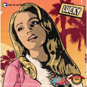 Britney Spears Lucky Vintage Comic Cover Art Print