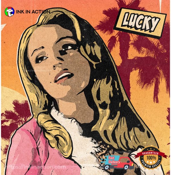 Britney Spears Lucky Vintage Comic Cover Art Print