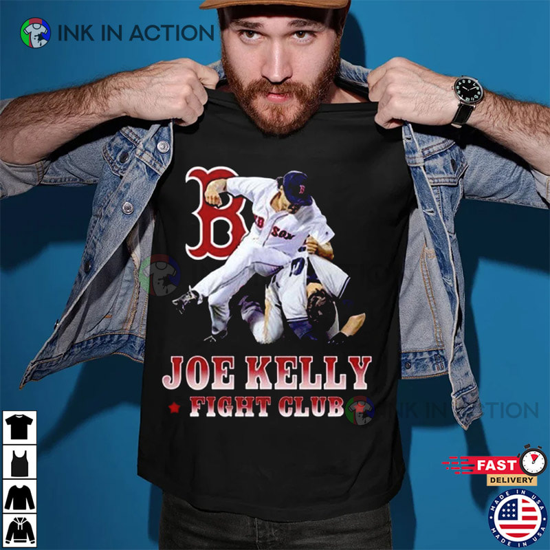 Joe Kelly Fight Club Boston Baseball T-Shirt
