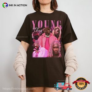 Cool Pink Hair young thug t shirt 2