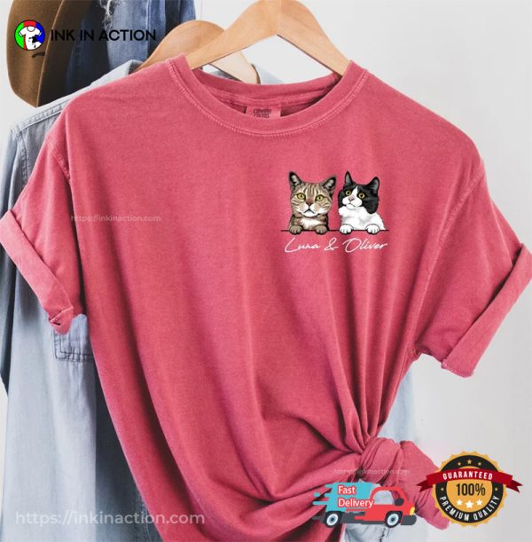 Cat Comfort Colors Shirt For Cat Lover