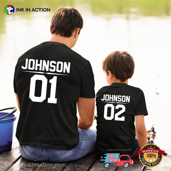 Custom Dad And Son Matching Shirts