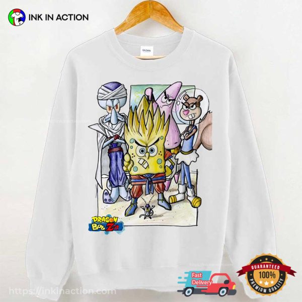 Dragon Ball Bob Z Spongebob Christmas Movie T-shirt