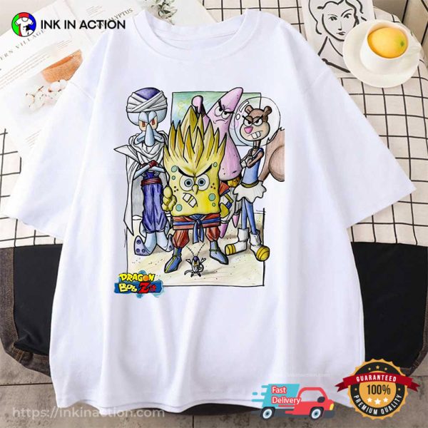 Dragon Ball Bob Z Spongebob Christmas Movie T-shirt