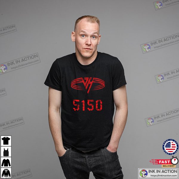 Eddie Van Halen 5150 Logo Basic T-Shirt