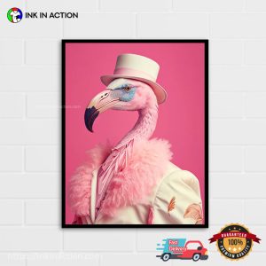 Exquisite Flamingo Art Print Poster