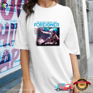Foreigner Tour 2023 The Historic Farewell 2 Sided Shirt