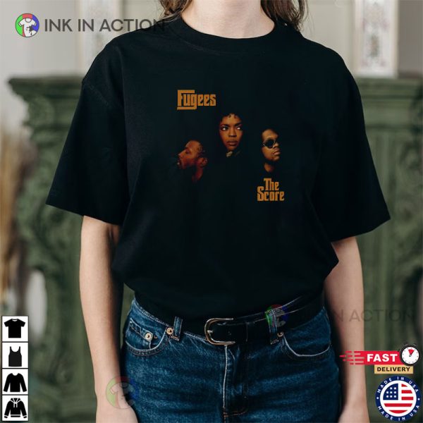 Fugees The Score T-Shirt, Lauryn Hill Pras Wyclef Jean Shirt