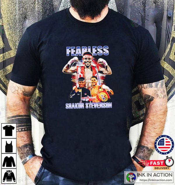 Fearless Boxer Shakur Stevenson WBA Shirt