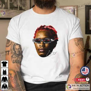 Funny rapper young thug Style Face T Shirt 1