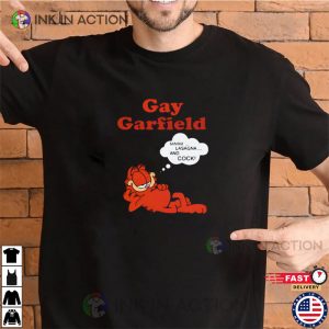 Fuuny Gay Garfield Cat T Shirt 3