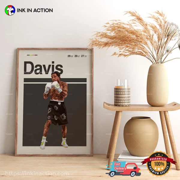 Gervonta Davis Boxer Fighting Poster