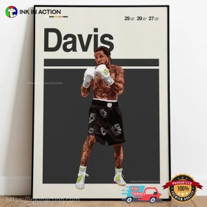 Gervonta Davis Boxer Fighting Poster