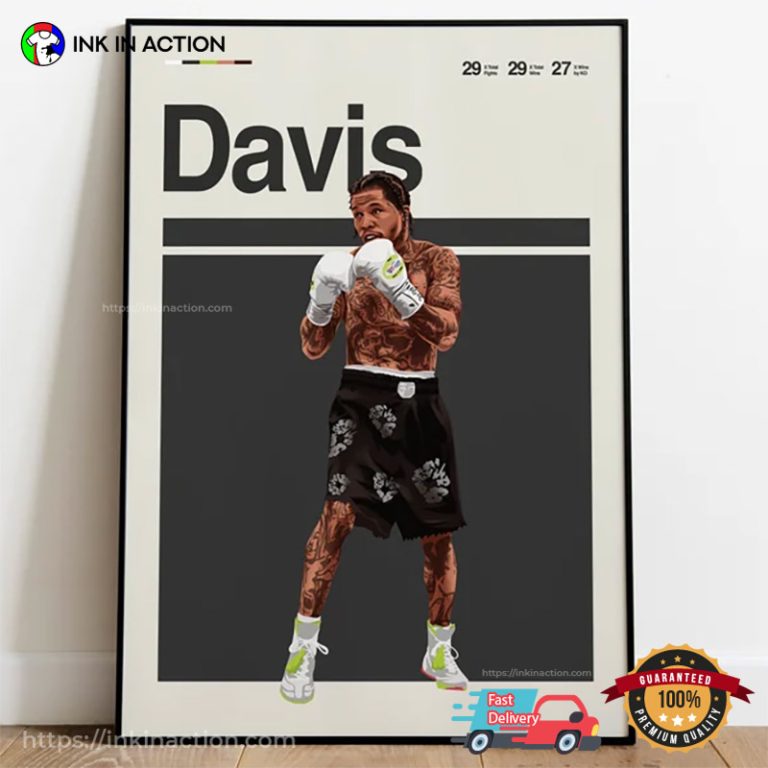 Gervonta Davis Boxer Fighting Poster Print Your Thoughts Tell Your Stories