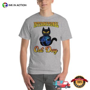 Happy International Cat Day Funny Shirt 2