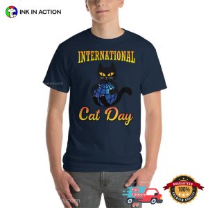 Happy International Cat Day Funny Shirt