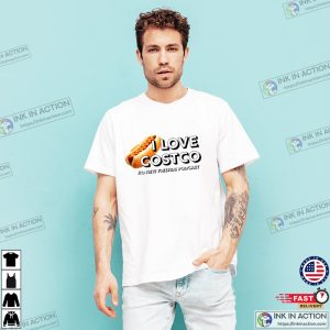 I Love Costco hot dog costco T shirt 1