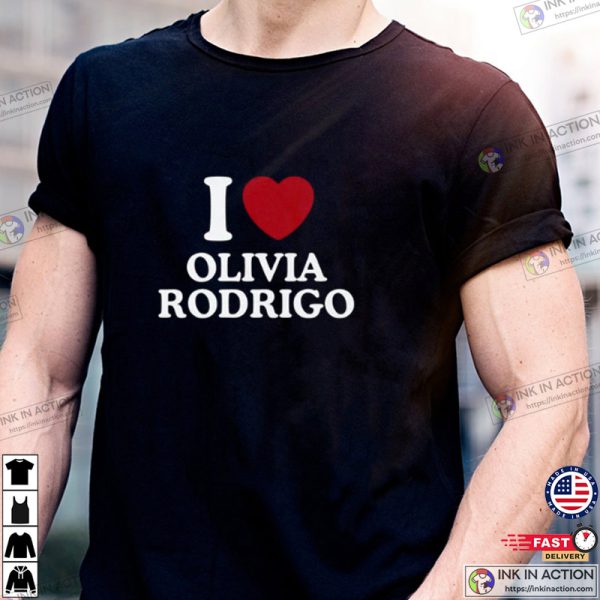 I Love Olivia Rodrigo Vintage T-shirt