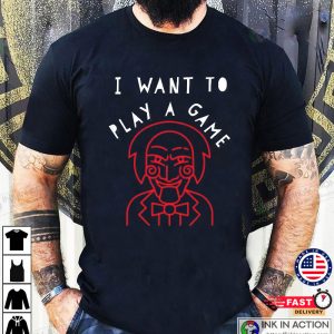 I Want To Play A Game Man Saw Jigsaw Traps Basic T-Shirt