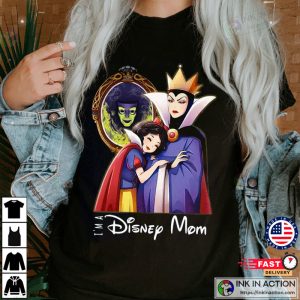 Im A Disney Mom Evil Queen white snow Shirt 3