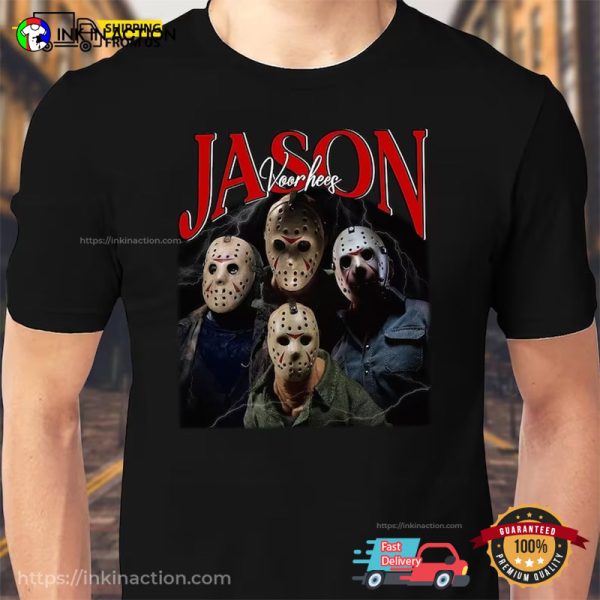 Jason Voorhees Friday The 13th Series Horror Movie Graphic Shirt