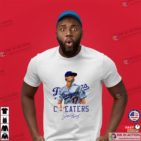 Joe Kelly The Cheaters Los Angeles Dodgers Baseball Signature Shirt