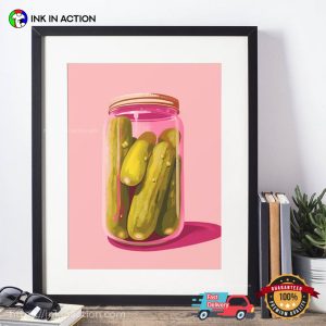 Jar Of Pickles Poster, Gift For Pickle Lovers