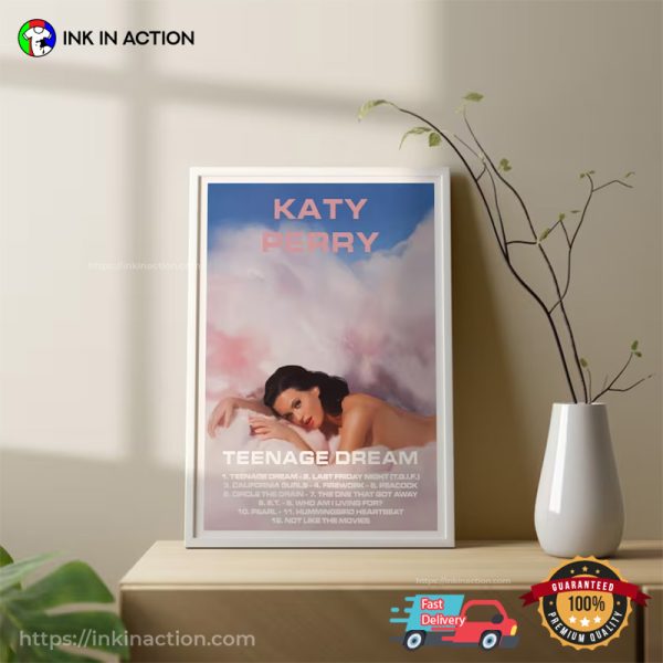 Katy Perry Teenage Dream Album Poster